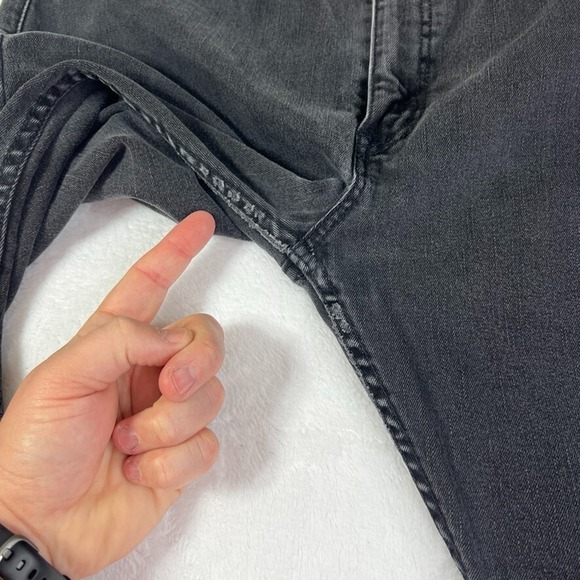 Levis 510 Jeans 33x32 (Act 31x30) Black Slim Fit Skinny Tapered Grunge Hip Hop - Picture 4 of 15